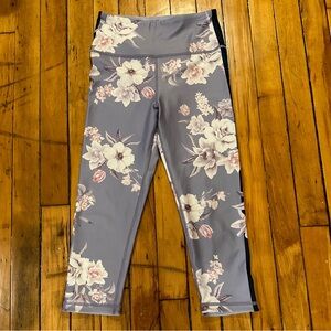 Peloton x With floral leggings - EUC!